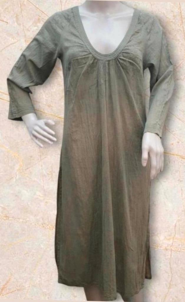 ✨️SALE‼️ ICHI Tuniek/Jurk Maat M in Nieuwstaat✨️✨️, Kleding | Dames, Blouses en Tunieken, Zo goed als nieuw, Maat 38/40 (M), Groen