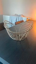 Fruitschaal taupe, Huis en Inrichting, Woonaccessoires | Schalen en Manden, Ophalen, Zo goed als nieuw
