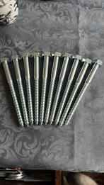 10 Lagschroeven 12/80 Nieuw, 100 tot 250 mm, Schroeven, Nieuw, Ophalen of Verzenden