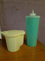 Tupperware pot à lait vintage rétro et shaker pour bouteille, Enlèvement ou Envoi, Utilisé