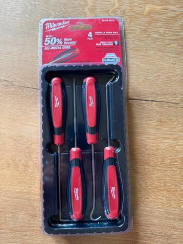 Milwaukee 48229215 Hook & Pick Set Haken set 4-delig beschikbaar voor biedingen