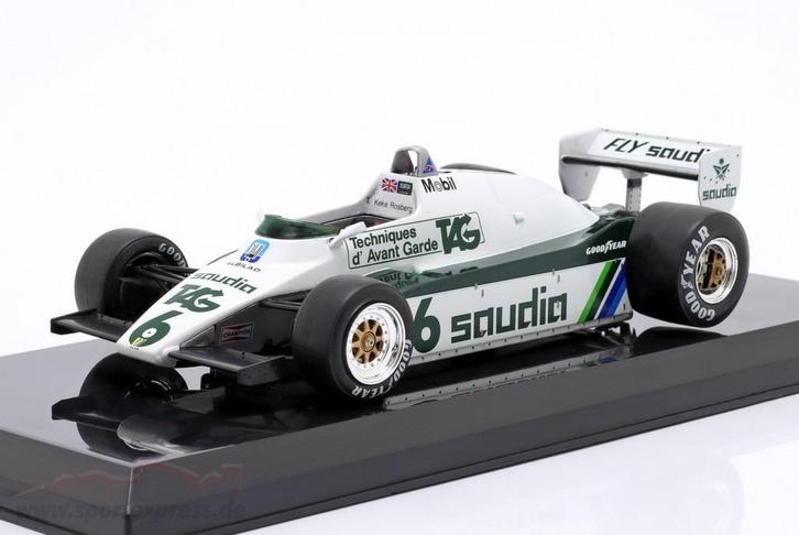 Atlas Williams FW08 Keke Rosberg (1982) 1:24, Hobby en Vrije tijd, Modelauto's | 1:24, Nieuw, Auto, Overige merken, Ophalen of Verzenden