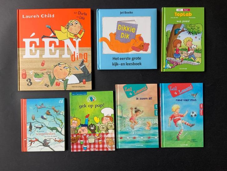 6 leesboekjes + boekje wiegeliedjes, Boeken, Kinderboeken | Jeugd | onder 10 jaar, Zo goed als nieuw, Non-fictie, Ophalen of Verzenden