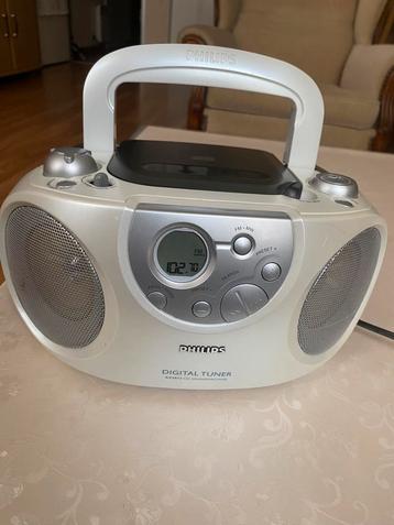 Radio/lecteur CD PHILIPS, Enlèvement, Comme neuf, Radio