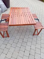 Koffer, opvouwbare campingtafel en krukset, Caravans en Kamperen, Kampeeraccessoires, Ophalen, Nieuw
