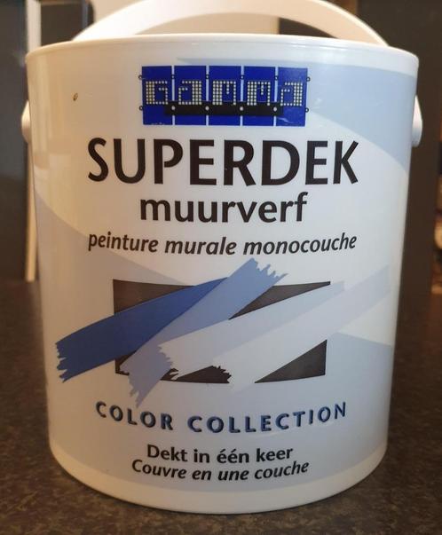 Muurverf oceaan zacht blauw, Doe-het-zelf en Bouw, Verf, Beits en Lak, Nieuw, Verf, Minder dan 5 liter, Blauw, Ophalen of Verzenden