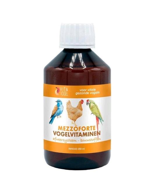 Mezzoforte Vitaminen 250ml - Vit Vogel, Dieren en Toebehoren, Pluimvee | Toebehoren, Nieuw, Ophalen of Verzenden