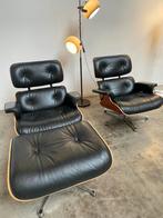 Eames lounge chairs origineel met Otto top staat, Huis en Inrichting, Fauteuils, Ophalen of Verzenden, Zo goed als nieuw