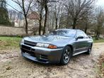 Nissan Skyline GT-R R32 uit 1990, Auto's, 4 zetels, Zwart, GT-R, Alcantara