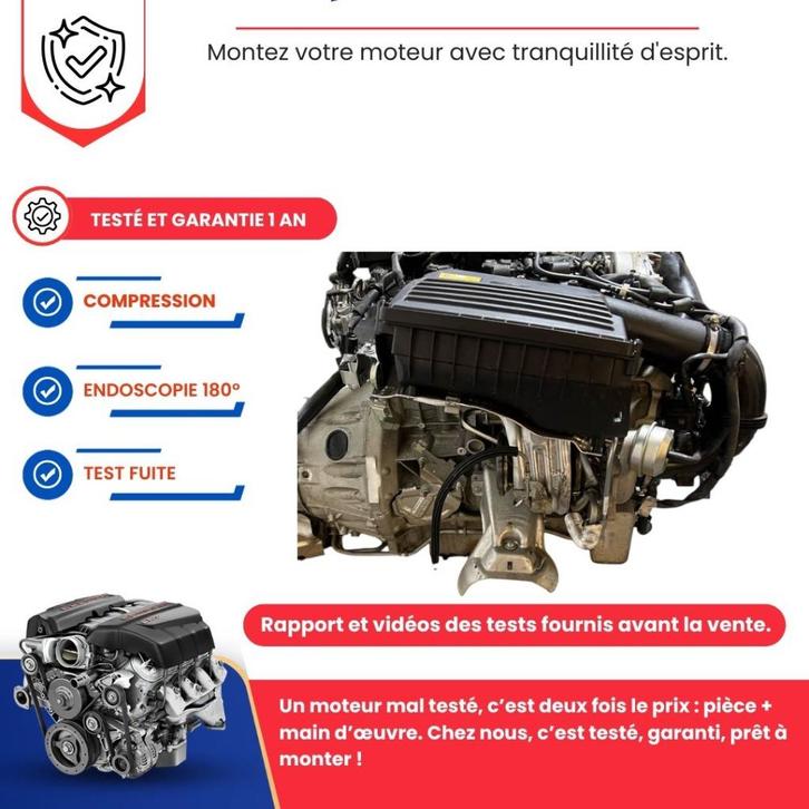 Mercedes klasse c e c300 w205 complete motor, Auto-onderdelen, Motor en Toebehoren, Mercedes-Benz, Nieuw, Ophalen of Verzenden