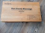 Hot Stone massagestenen-set-45stuks + koffer, Sport en Fitness, Massageproducten, Ophalen, Zo goed als nieuw