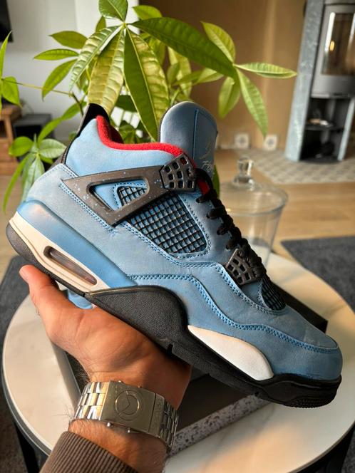 Jordan 4 Travis Scott 45, Kleding | Heren, Schoenen, Zo goed als nieuw, Ophalen of Verzenden