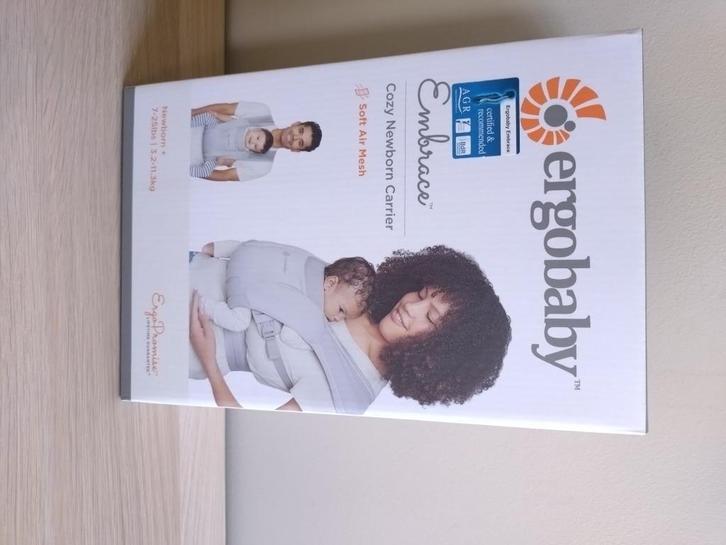 Draagzak Ergobaby Embrace, Kinderen en Baby's, Babydragers en Draagdoeken, Zo goed als nieuw, Draagzak, Buik, Overige merken, Ophalen of Verzenden