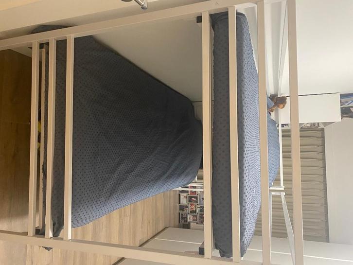 Stapelbed alles op en erbij zie details, Huis en Inrichting, Slaapkamer | Stapelbedden en Hoogslapers, Gebruikt, Stapelbed, 90 cm