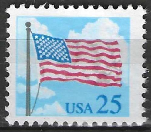 USA 1988 - Yvert 1810 - Vlag en Cumulus of stapelwolken (ST), Timbres & Monnaies, Timbres | Amérique, Affranchi, Envoi