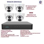 Kit 4 camera 4mp micro IP POE ( description sur photo), Audio, Tv en Foto, Videobewaking, Ophalen of Verzenden, Nieuw