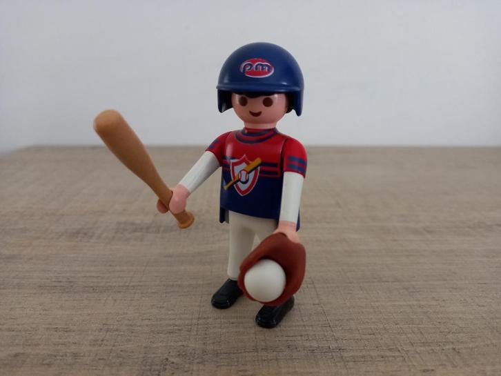 Playmobil baseballer V1 sport voetbal city, Kinderen en Baby's, Speelgoed | Playmobil, Zo goed als nieuw, Complete set, Ophalen of Verzenden