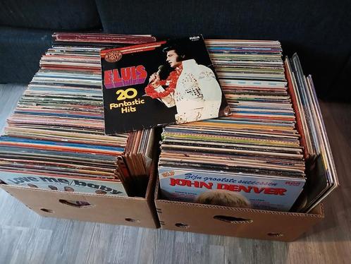 Lot +/- 300 vinyl platen, Cd's en Dvd's, Vinyl | Pop, Gebruikt, Ophalen