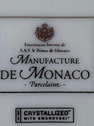 Exclusief Monaco luxe porselein met 89 Swarovski kristallen beschikbaar voor biedingen