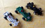 3 oude scalextric & yardley slotcar / racebaan auto's, Kinderen en Baby's, Elektrisch, Ophalen, Overige merken, Racebaan