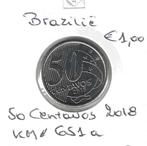 Brazilië, 50 Centavos 2018., Postzegels en Munten, Ophalen of Verzenden, Zuid-Amerika, Losse munt