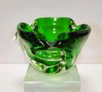 Kleine groen kristallen coupe., Ophalen of Verzenden