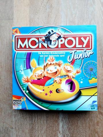 Gezelschapsspel Parker Monopoly Junior kermis kindereditie, Hobby en Vrije tijd, Drie of vier spelers, Ophalen of Verzenden, Gebruikt