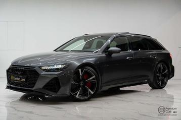 Audi RS6 Avant 4.0 TFSI Quattro! B&O! Memory! Pano! FULL!, Autos, Cuir, Argent ou Gris, Achat, 3996 cm³