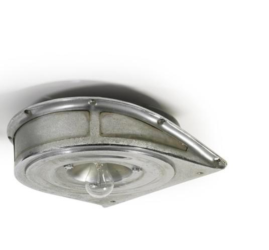 Henry van de Velde trein verlichting c 1935 uniek design, Huis en Inrichting, Lampen | Plafondlampen, Gebruikt, Metaal, Ophalen of Verzenden