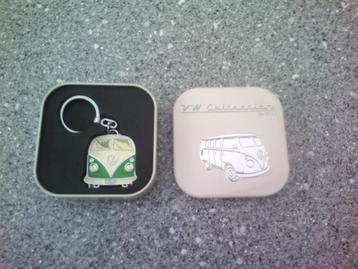 Sleutelhanger Groene Volkswagen T1 bus Bulli. beschikbaar voor biedingen
