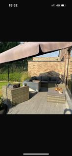 Nog heel mooi loungeset, Tuin en Terras, Ophalen, 5 zitplaatsen, Rotan, Zo goed als nieuw