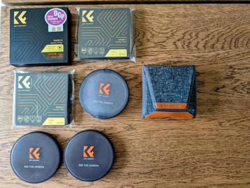 Kit de filtres K&F 82 mm - UV, var ND et CPL neuf, Neuf, Autres marques, Enlèvement ou Envoi, 80 mm ou plus