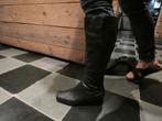 Clarks zwart leren laarzen maat 39, Enlèvement ou Envoi, Comme neuf, Noir