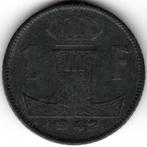 Belgique : 1 franc 1942 néerlandais - français Morin 478 Ref, Timbres & Monnaies, Monnaies | Belgique, Enlèvement ou Envoi, Monnaie en vrac