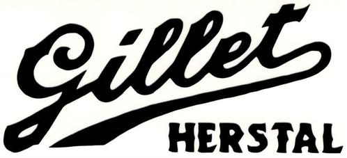 Gillet Herstal sticker #2, Motoren, Accessoires | Stickers, Verzenden