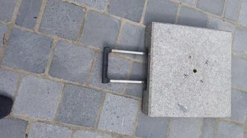 Parasol steen, Tuin en Terras, Ophalen, Gebruikt, Parasolvoet