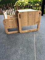 Kinderstoel en tafeltje, Kinderen en Baby's, Kinderstoelen, Ophalen, Zo goed als nieuw, Meegroeistoel