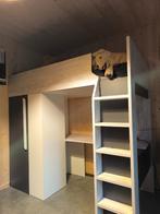 hoogslaper met bureau en kleerkast, Kinderen en Baby's, Ophalen, Zo goed als nieuw, Hoogslaper
