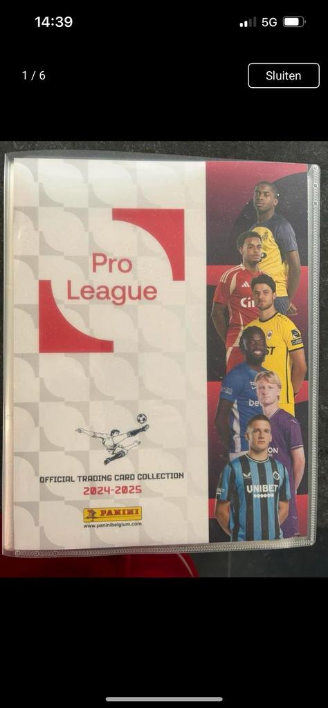 Panini pro league 24/25 Alle kaarten en limited editions, Hobby en Vrije tijd, Stickers en Plaatjes, Nieuw, Meerdere plaatjes