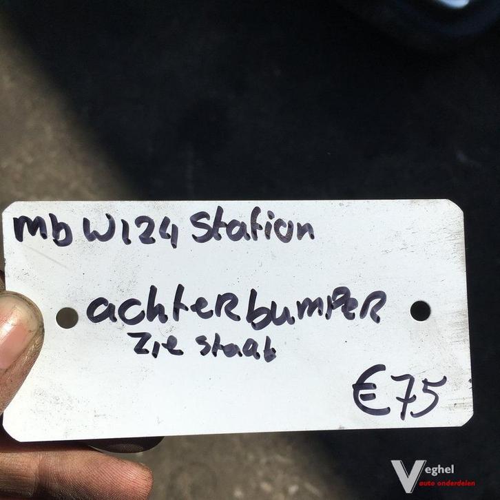 Mercedes W124 Station Achterbumper, Autos : Pièces & Accessoires, Carrosserie & Tôlerie, Pare-chocs, Arrière, Utilisé, Enlèvement