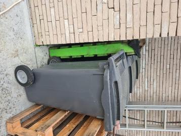Afvalcontainer 120 L grijs 3 stuks, Enlèvement, Comme neuf