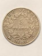 Munt zilver France 5 FR Napoleon Empereur 1813 Q, Ophalen of Verzenden, Frankrijk, Losse munt, Zilver
