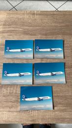 Lot de 5 ancienne cartes originales Sabena neuve, Neuf