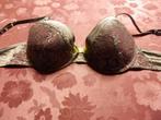 (33) -soutien gorge femme t.95D gris bordeaux, Ophalen of Verzenden, Rood, BH