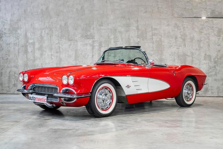 Chevrolet Corvette C1 uit 1961, Auto's, Chevrolet, Bedrijf, Te koop, Corvette, Benzine, Cabriolet, 2 deurs, Handgeschakeld, Rood