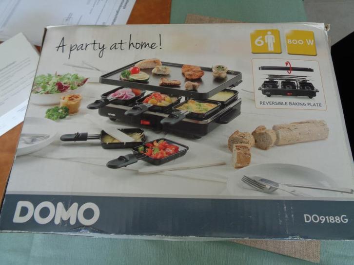 1 mooie grill raclette toestel, Elektronische apparatuur, Grillplaten, Zo goed als nieuw, Tafelgrill, Ophalen of Verzenden