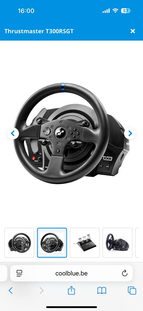 T300 RS GT, Consoles de jeu & Jeux vidéo, Consoles de jeu | Sony Consoles | Accessoires, Comme neuf, Enlèvement