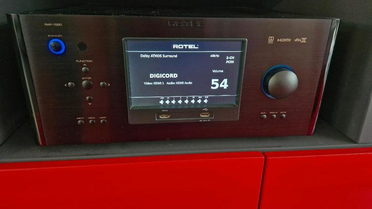 Rotel RAP-1580 surround versterker, TV, Hi-fi & Vidéo, Amplificateurs & Ampli-syntoniseurs, Enlèvement