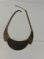 Prachtige gouden set - kostuumjuwelen - halsketting, Ophalen of Verzenden