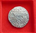 Frankrijk - 1/4 zilveren Ecu - Henri IV 1595, Postzegels en Munten, Munten | Europa | Niet-Euromunten, Frankrijk, Zilver, Ophalen of Verzenden